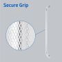 Medline 32in Knurled Chrome Grab Bar 300lb Capacity 1Ct G5-032CRX1 by Medline