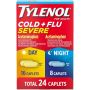 Tylenol Severe Cold + Flu Day and Night Caplets 24Ct JIP55024H by Johnson & Johnson