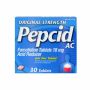 Pepcid AC Famotidine Antacid Tablets Original 10mg 30Ct JIP87230H by Johnson & Johnson