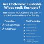 Cottonelle Flushable Wet Wipes, 42Ct KCD44932H by Kimberly-Clark Corporation