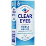 Clear Eyes Triple Relief Eye Drops 0.5oz 1Ct MDE12665228EH by Medtech Products Inc