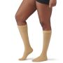 CURAD Knee Compression Hosiery 15-20mmHg Tan C Regular 1Pr MDS1700CTH by Medline