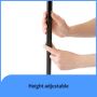 Medline Aluminum Quad Cane Sm Base 300lb Cap Black 1Ct MDS86222H1 by Medline
