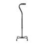 Medline Aluminum Quad Cane Lg Base 300lb Cap Black 1Ct MDS86228H1 by Medline