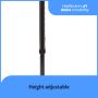Medline Aluminum Quad Cane Lg Base 300lb Cap Black 1Ct MDS86228H1 by Medline