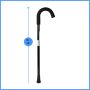 Medline Standard Aluminum Black Cane 1Ct MDS86415H1 by Medline