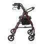 Medline Basic Rollator with 6in Wheels 350lbs Burgundy 1Ct MDS86850ESKD by Medline