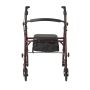 Medline Basic Rollator with 6in Wheels 350lbs Burgundy 1Ct MDS86850ESKD by Medline