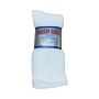 Medline Ultra Soft Padded Diabetic Crew Socks White XL 2Pr MDSDAIBXWP by Medline