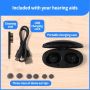 Medline Rechargeable In-Ear OTC Hearing Aids 1Ct MDSHEARAIDBK1 by Medline