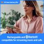 Medline Rechargeable In-Ear OTC Hearing Aids with Bluetooth 1Ct MDSHEARAIDBK2 by Medline