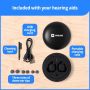Medline Rechargeable In-Ear OTC Hearing Aids with Bluetooth 1Ct MDSHEARAIDBK2 by Medline