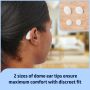 Medline Rechargeable Behind-Ear OTC Hearing Aids with Bluetooth 1Pr MDSHEARAIDWT2 by Medline