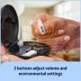 Medline Rechargeable Behind-Ear OTC Hearing Aids with Bluetooth 1Pr MDSHEARAIDWT2 by Medline