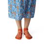 Medline Double-Tread Patient Slippers Orange Child 2Ct MDTDBLTREADCH by Medline