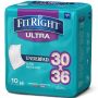 Medline FitRight Underpad Heavy Absorbency 30x36 10Ct MUP2000FZ by Medline