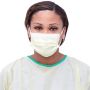 Medline ASTM Level 1 Yellow 3-Ply Face Mask 50Ct NON27122Z by Medline