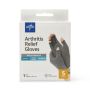 CURAD Arthritis Relief Compression Gloves S, Gray 1Pair ORT19800S by Medline