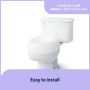 Medline 5in Raised Toilet Seat No Lock 1Ct G4-500RX1 by Medline
