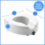 Medline 5in Raised Toilet Seat With Lock 1Ct G4-501RX1 by Medline