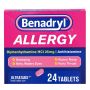 Benadryl Allergy Antihistamine Ultratabs 25mg 24Ct UMC100359 by Johnson & Johnson