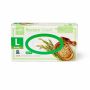 Restore Touch Exam Gloves with Oatmeal Nitrile Textured Fingertips L 300Ct OAT3003H by Medline