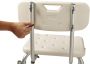 Medline Knockdown Bath Bench with Arms/Back 350lb Capacity 1Ct MDS89745RAH by Medline