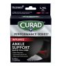 CURAD Performance Series Infrared Elastic Ankle Supports Left/Right L/XL Black 1Ct CURIM2611LXHH by Medline