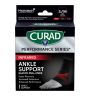 CURAD Performance Series Infrared Elastic Ankle Support Left/Right S/M Black 1Ct