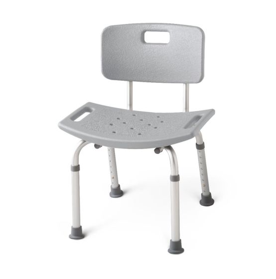 Medline Deluxe Shower Chair with Back 2Ct G2-104AX2 by Medline