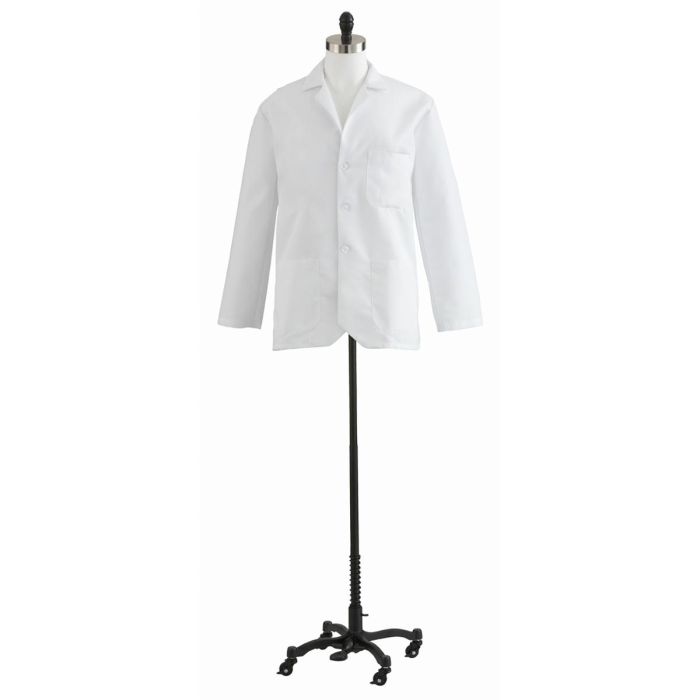 Poplin 80 Polyester/20 Cotton Consultation Lab Coat, White, Size 54