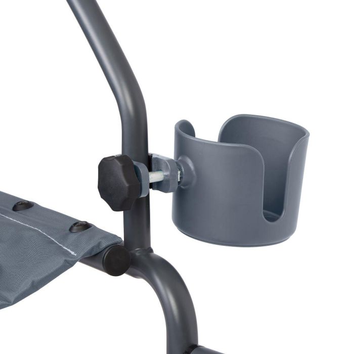 Medline Wheelchair Rollator Walker Cup Holder Grey 1Ct