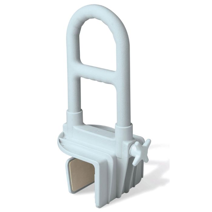 Medline Deluxe Bathtub Safety Grab Bar Microban Wh 2Ct