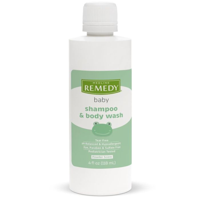 Medline Remedy Baby Shampoo & Body Wash 4oz 60Ct