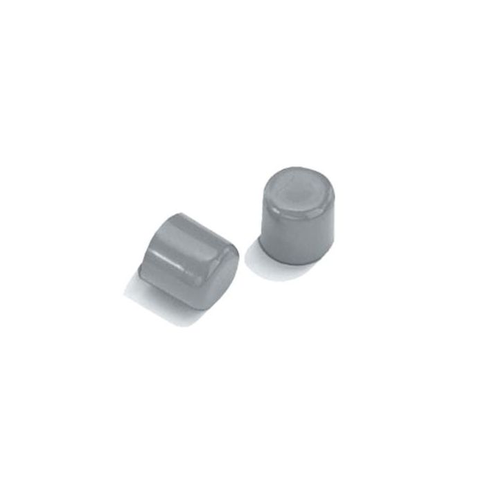 Medline Walker Glide Caps Gray 1in 2Ct