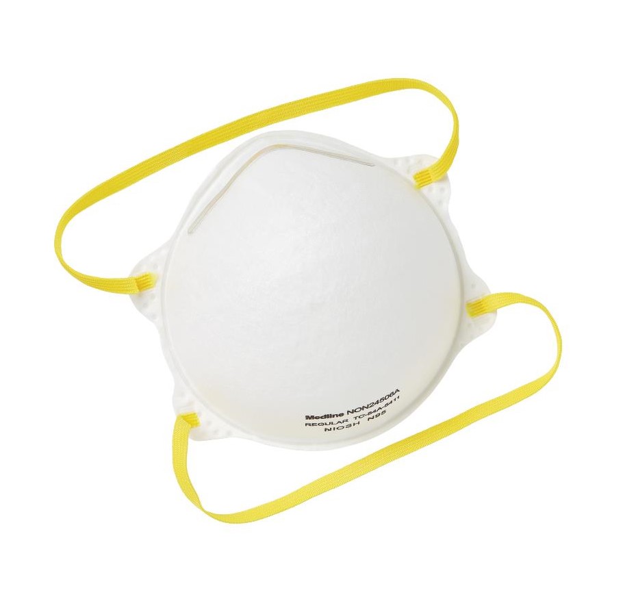 CURAD Germ Shield N95 Cone Style Respirator Mask 2Ct