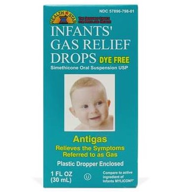 Rugby Simethicone Infant Gas Relief Drops 30mL 1Ct