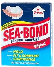 Sea-Bond Denture Adhesive Seal Original Upper 15Ct