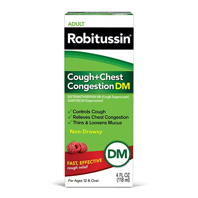 Robitussin Cough + Chest Congestion DM Liquid 4oz 1Ct