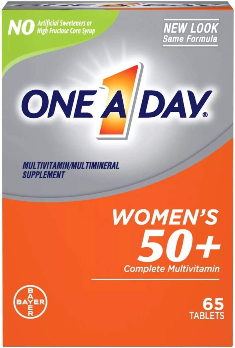 One A Day Women's 50+ Complete Multivitamin Tablet 65Ct