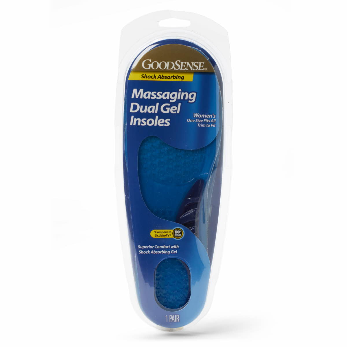 GoodSense Massaging Dual Gel Insoles Women 1 Pair