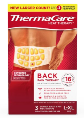 ThermaCare Back Pain Heat Therapy L/XL 3Ct