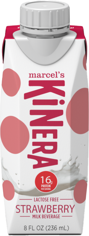 Marcel's Kinera Lactose-Free High-Protein Milk Beverage Strawberry 8oz 24Ct
