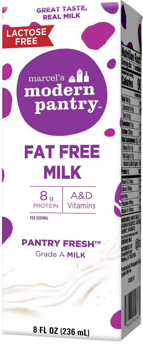 Lactose Free Fat Free Milk 8oz 1Ct