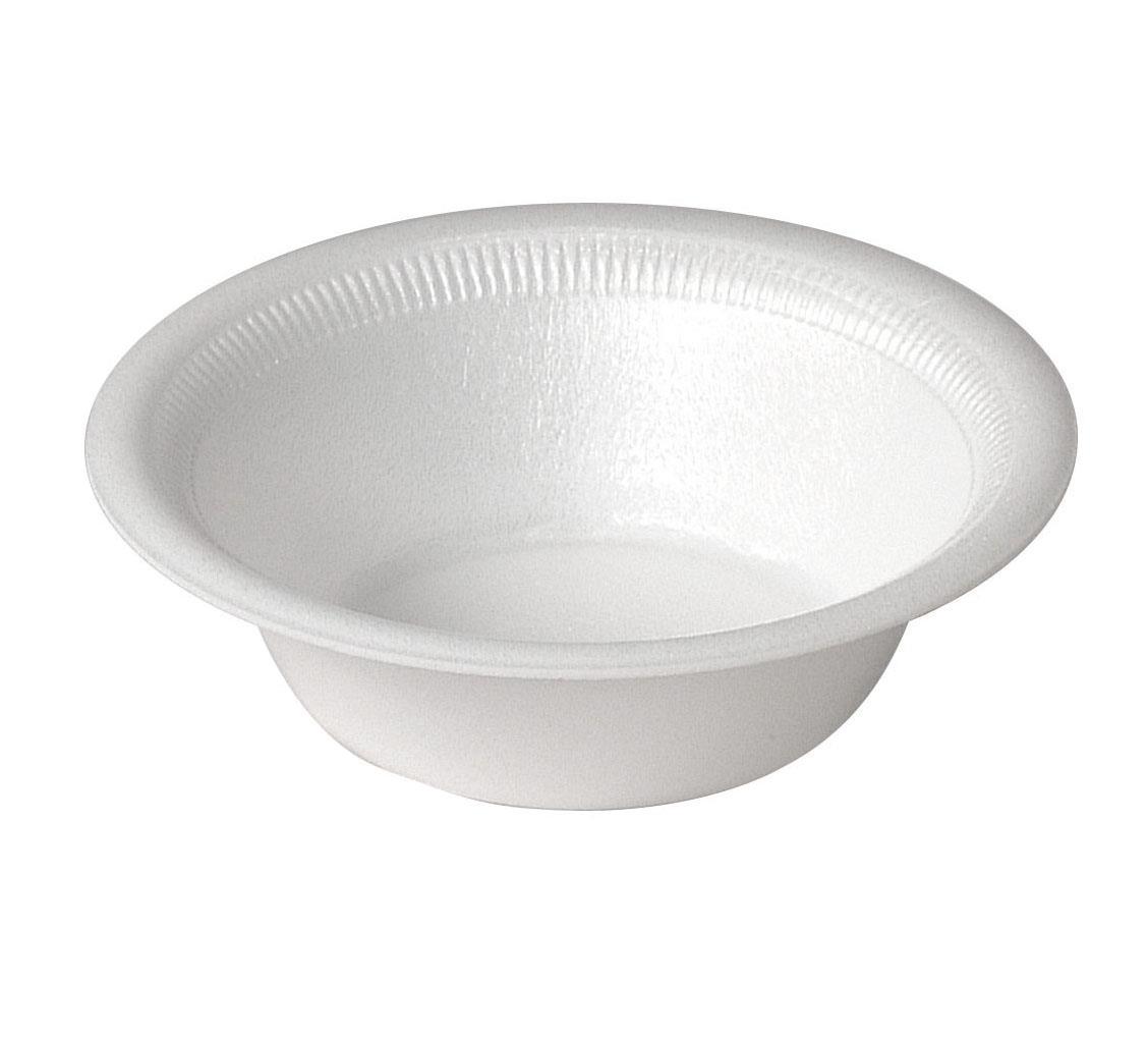 Disposable Foam Bowls White 12oz 125Ct