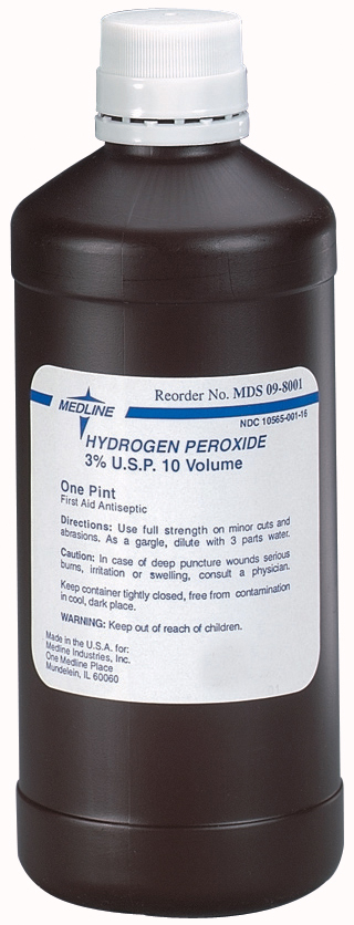 Medline 3% Hydrogen Peroxide 4oz Bottle 1Ct
