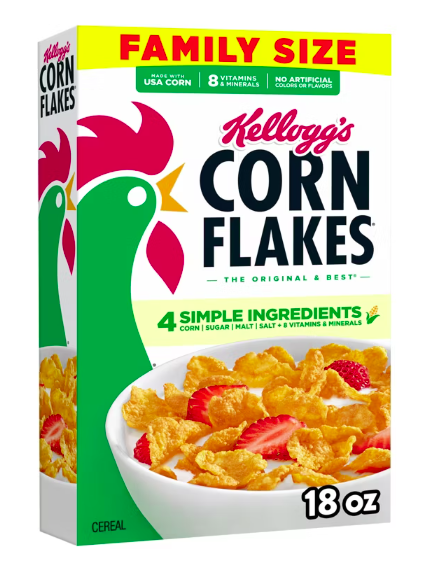 Corn Flakes Cereal 18oz 1Ct