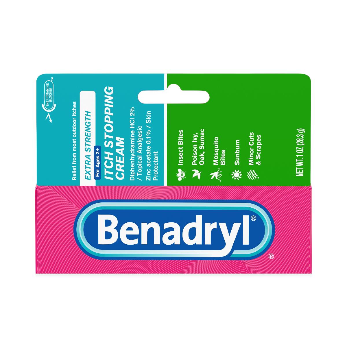 Benadryl Extra Strength Itch Stopping Cream 1oz 1Ct