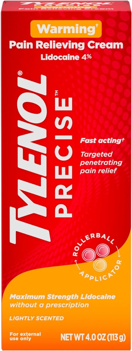 Tylenol Precise Warming Pain Relieving Cream 4oz 1Ct