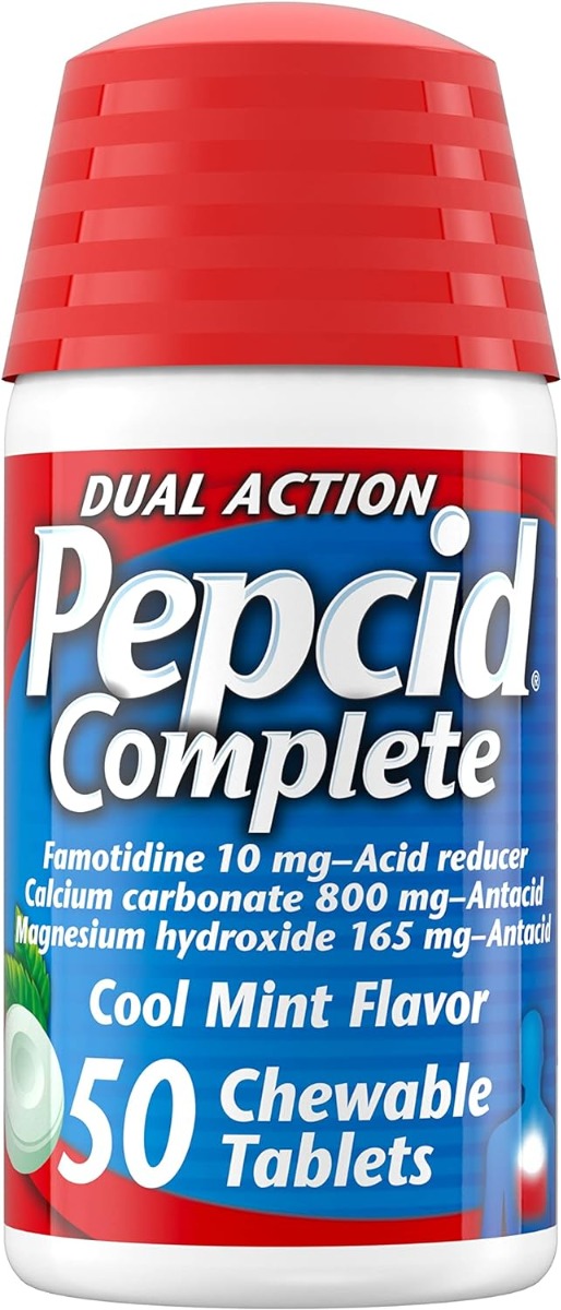 Pepcid Complete Chewable Tablet Cool Mint 50Ct